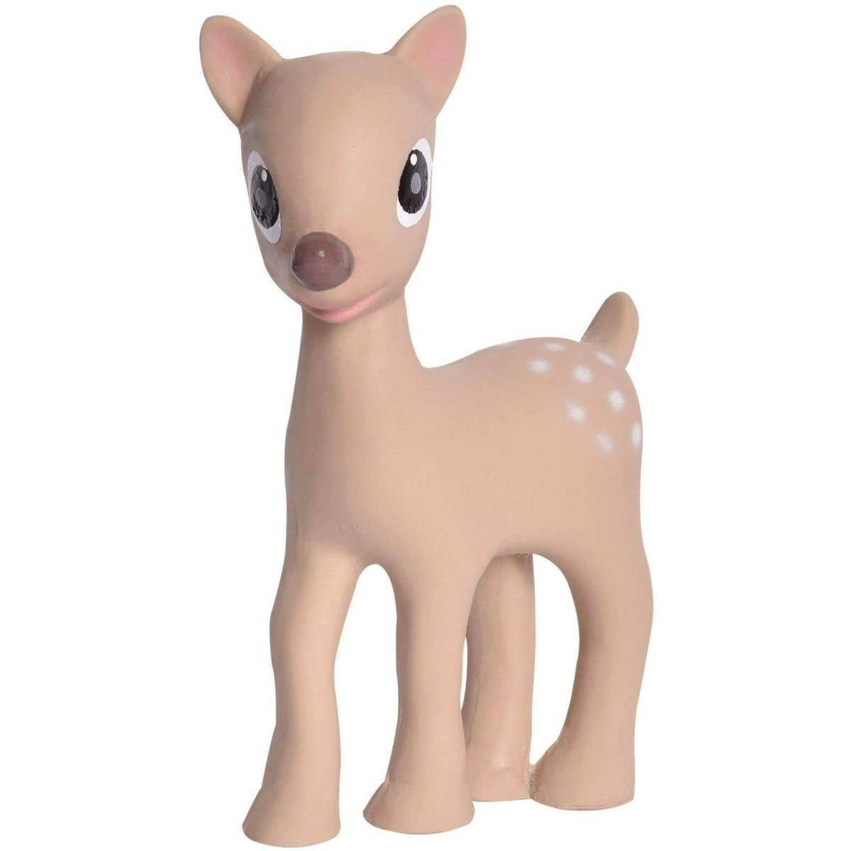 Organic Rubber Rattle, Teether & Bath Toy - Ralphie Reindeer | Tikiri Toys LLC | Baby Essentials - Bee Like Kids