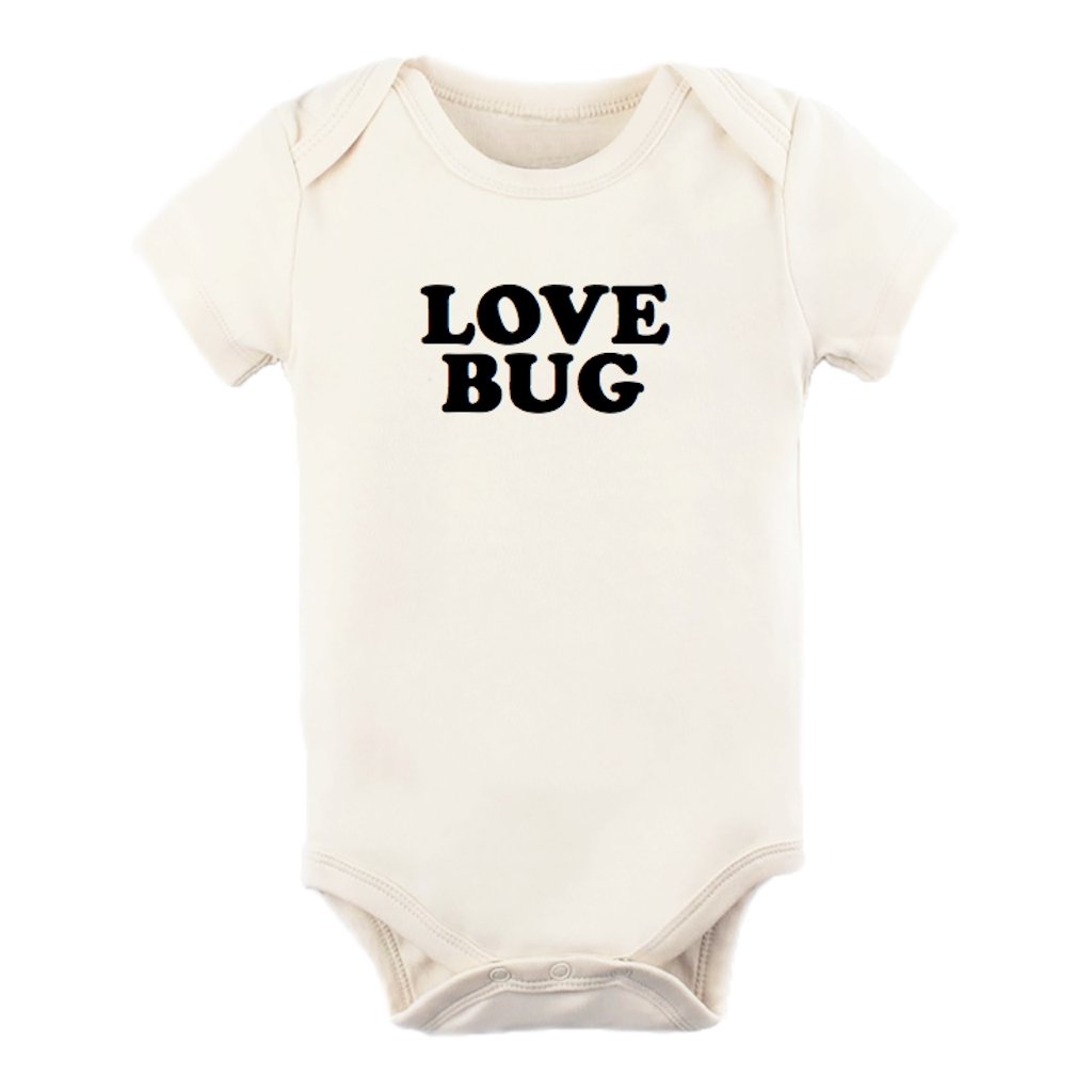 Organic Short Sleeve Bodysuit - Love Bug | Tenth & Pine | Baby Clothes - Bee Like Kids