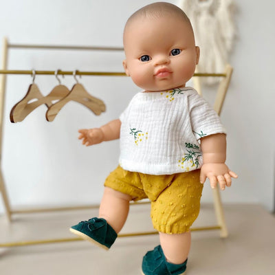 Paola Reina Baby Doll - Henry | Paola Reina | Minikane Asian Baby Doll - Bee Like Kids