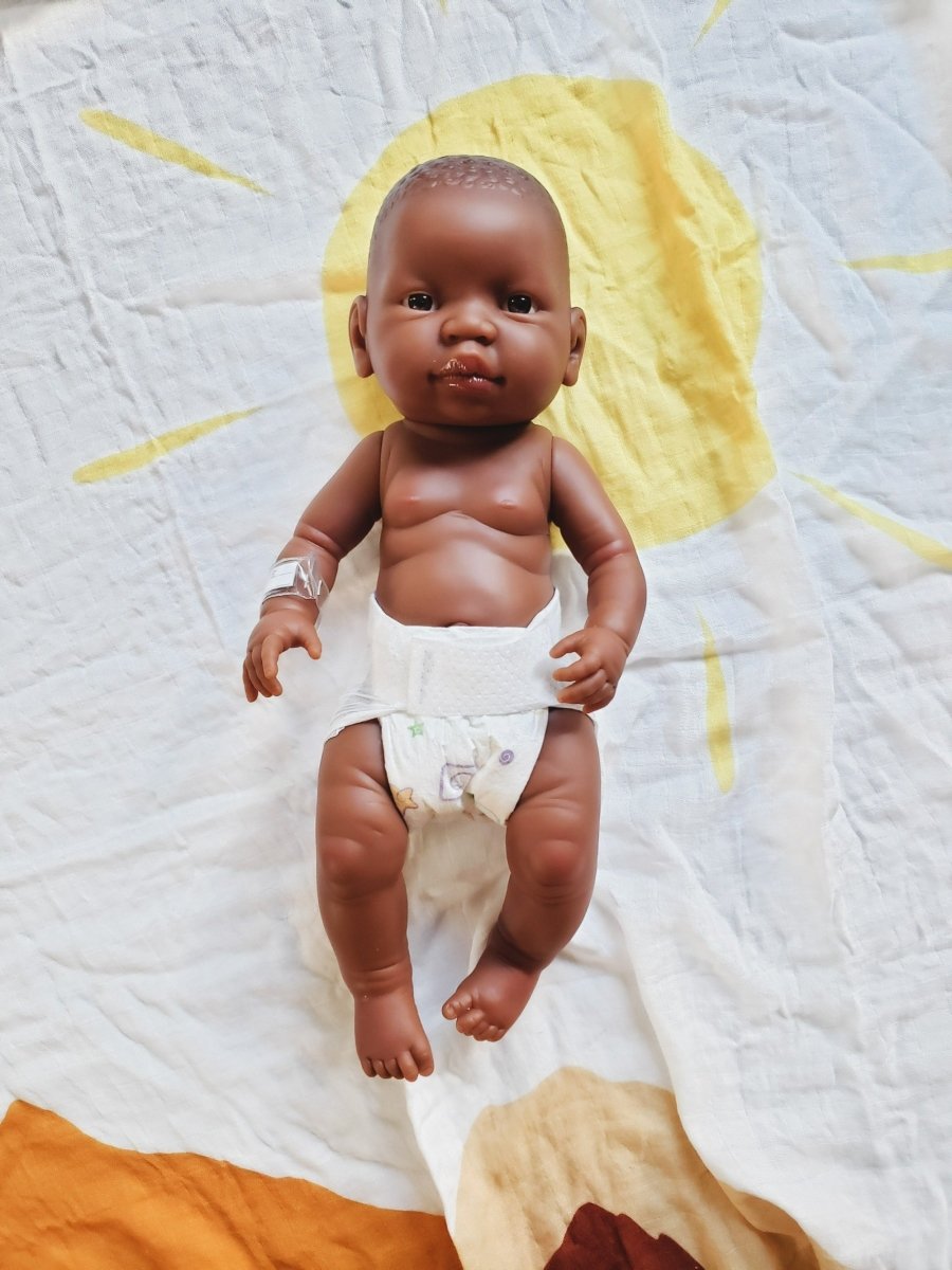 Paola Reina Bebito - African Boy | Paola Reina | Dolls - Bee Like Kids