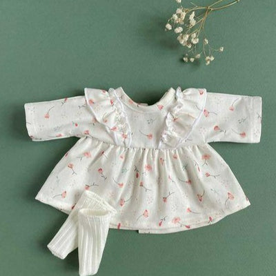 Paola Reina Doll Ruffle Dress - Pink Floral | Bee Like Kids | Doll Accessories - Bee Like Kids