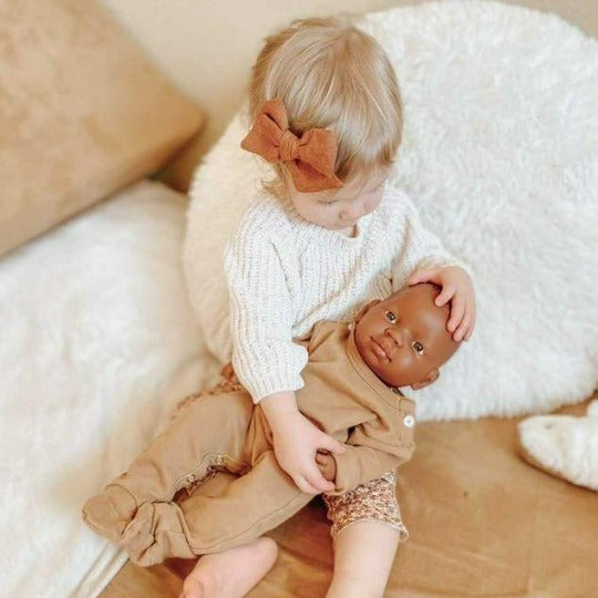 Paola Reina Newborn Baby Doll - African Boy | Paola Reina | Dolls - Bee Like Kids