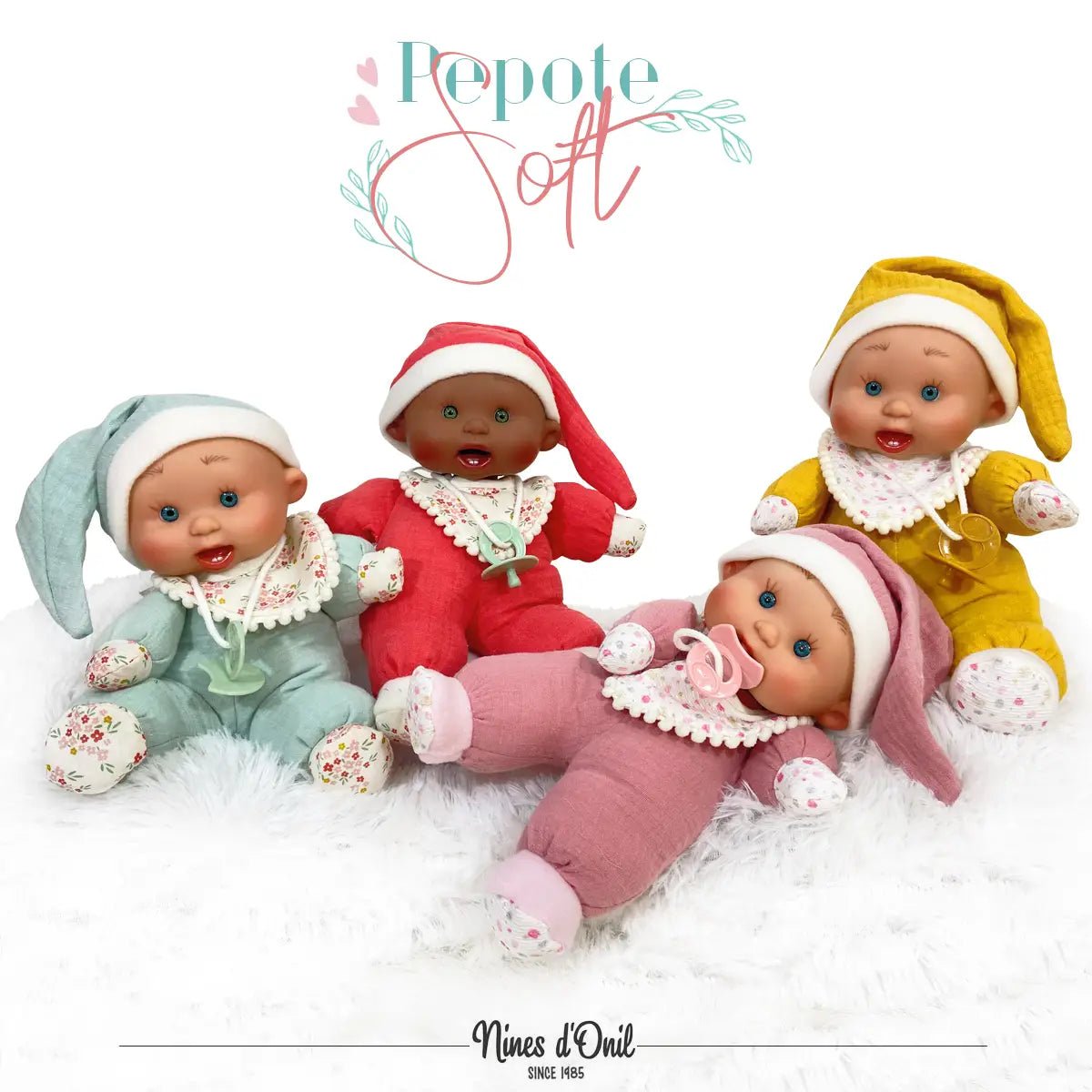 Soft baby doll Pepotes | Nines d Onil | Bee Like Kids