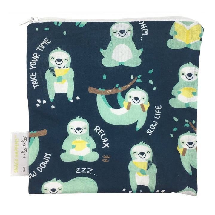 PhiliSLOTHical Reusable Snack &amp; Everything Bag | Itzy Ritzy | Feeding - Bee Like Kids