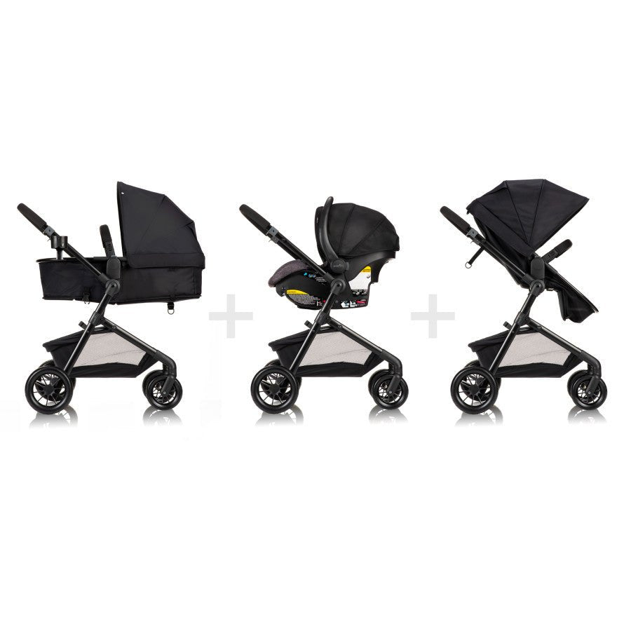evenflo pivot modular travel system wheels Pivot Modular Travel System with LiteMax Infant Car Seat with Anti-Reb – Bee Like Kids