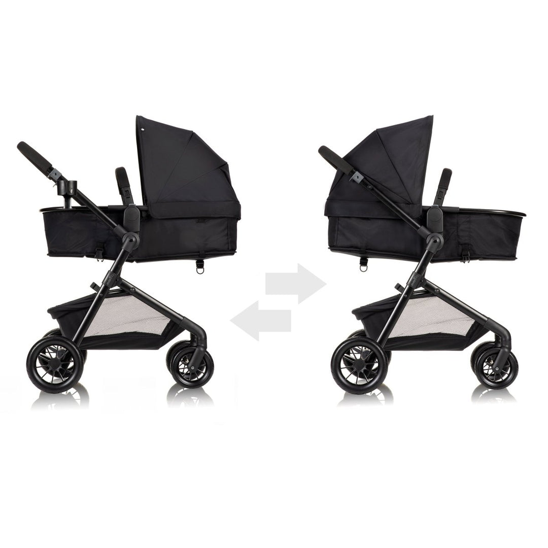 evenflo anti rebound bar Pivot Modular Travel System with LiteMax Infant Car Seat with Anti-Rebound Bar