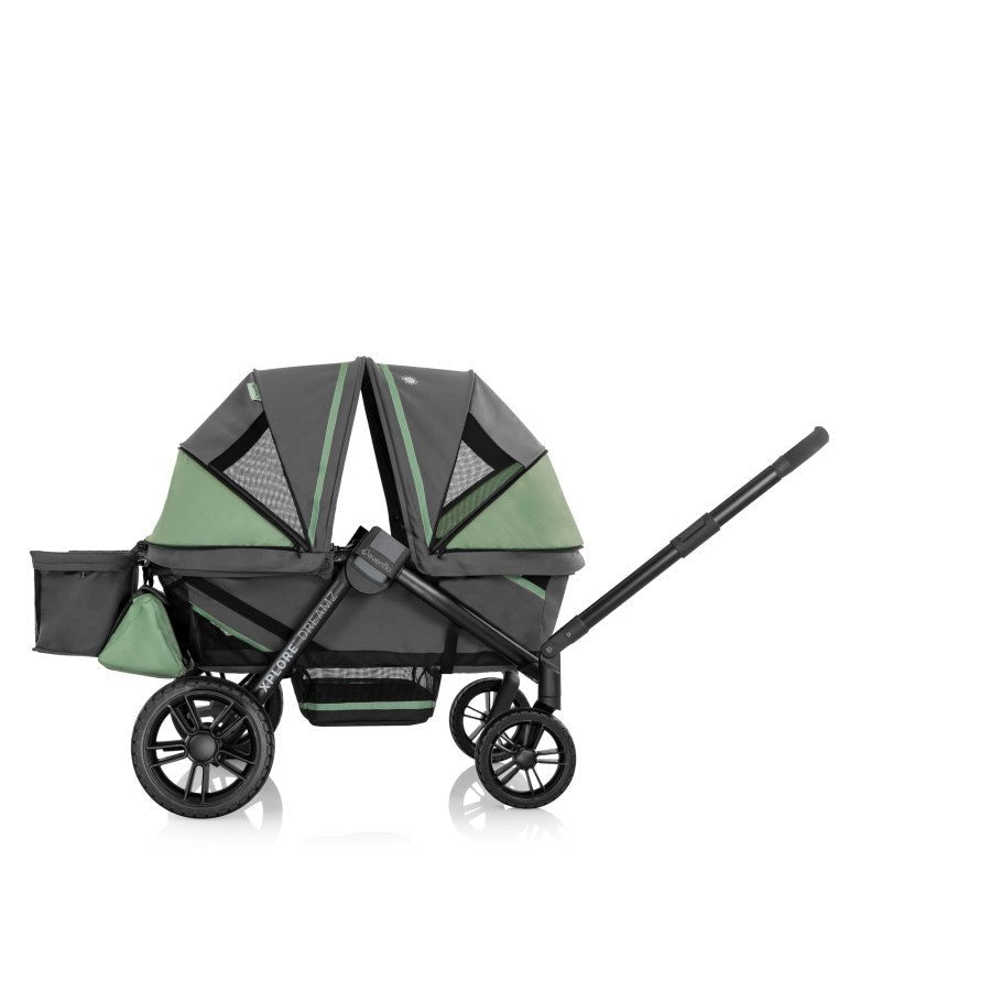 pivot xplore wagon stroller Pivot Xplore Dreamz All-Terrain Stroller Wagon with Bassinet Insert – Bee Like Kids