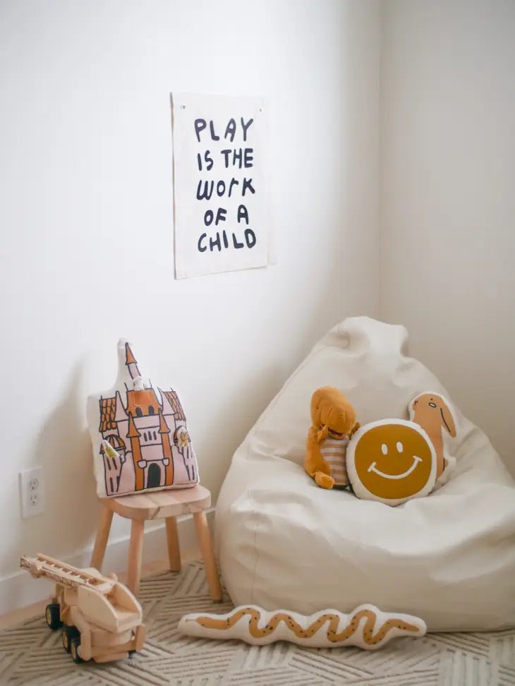 Play is the work of a child banner | Imani Collective | Bee Like Kids