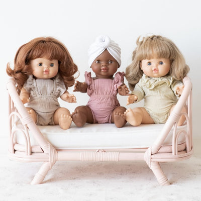 Rattan Doll Daybed | Ellie and Becks | Bee Like Kids