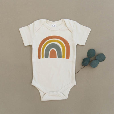 Rainbow Baby Organic Onesie- Short Sleeve | Urban Baby Co. | Baby Clothes - Bee Like Kids