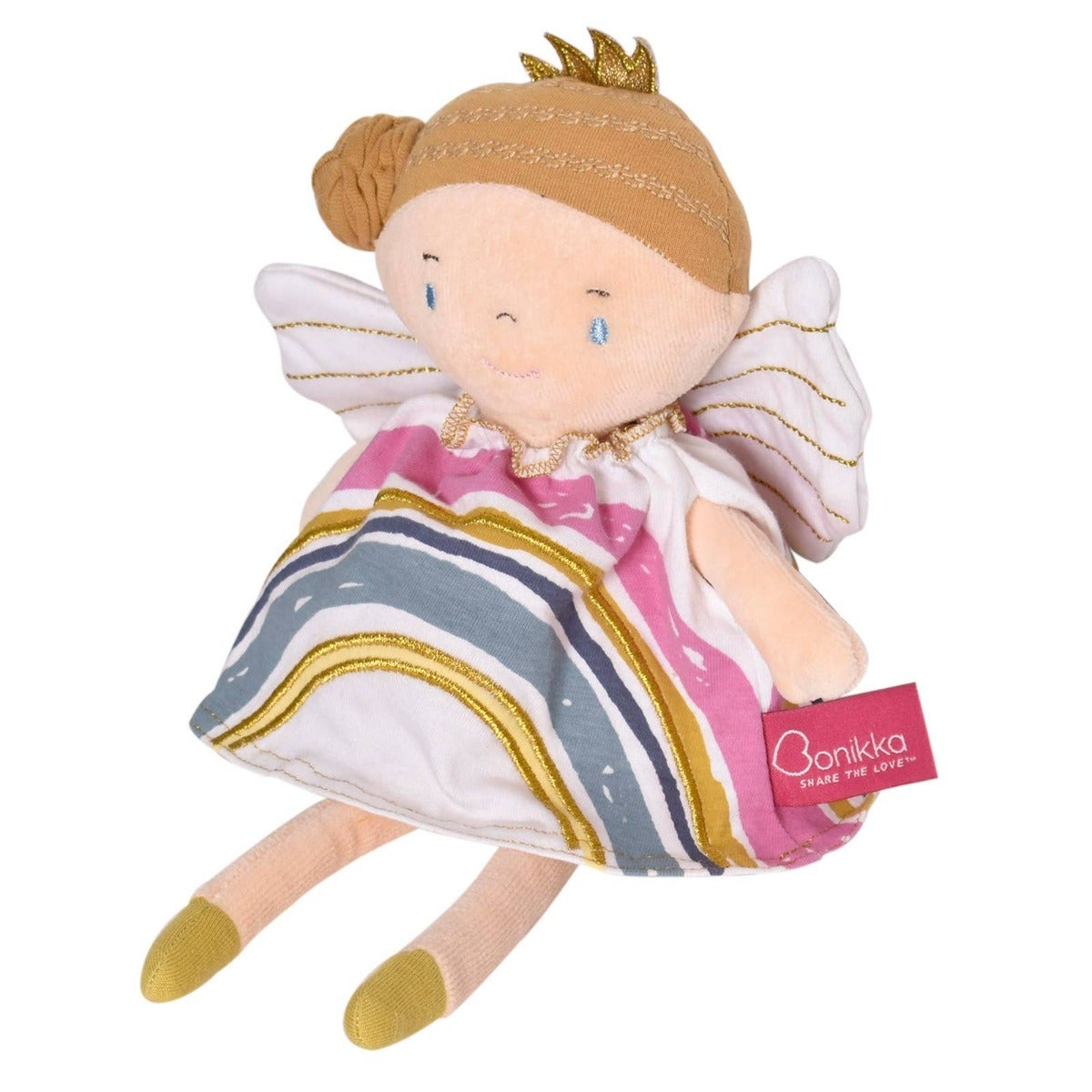 Rainbow Fairy Baby Doll - Brown Hair | Tikiri Toys LLC | Dolls - Bee Like Kids