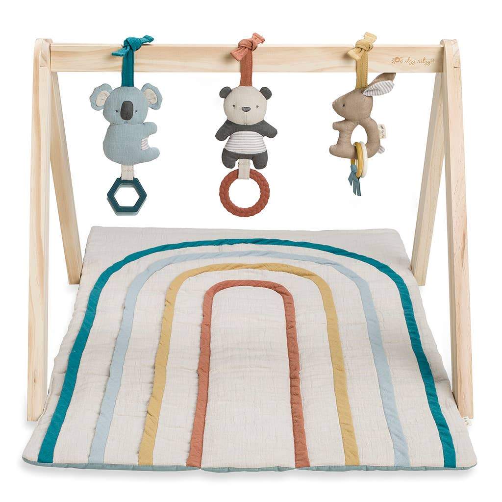 Rainbow Wooden Activity Gym | Itzy Ritzy | Toys - Bee Like Kids