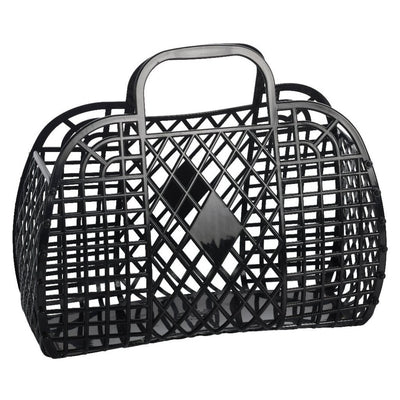 Retro Jelly Bag Large Black | Sun Jellies - Bee Like Kids