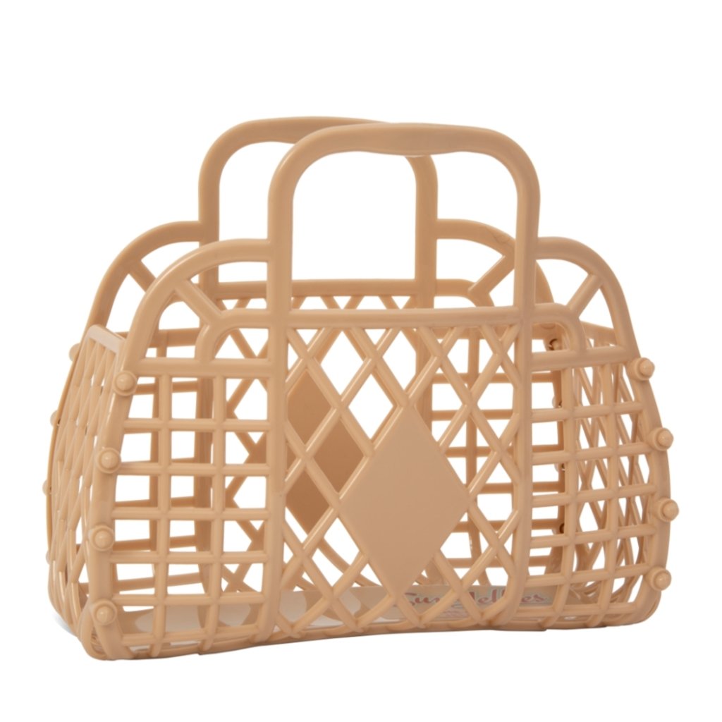 Jelly Retro basket Latte | Sun Jellies - Bee like kids