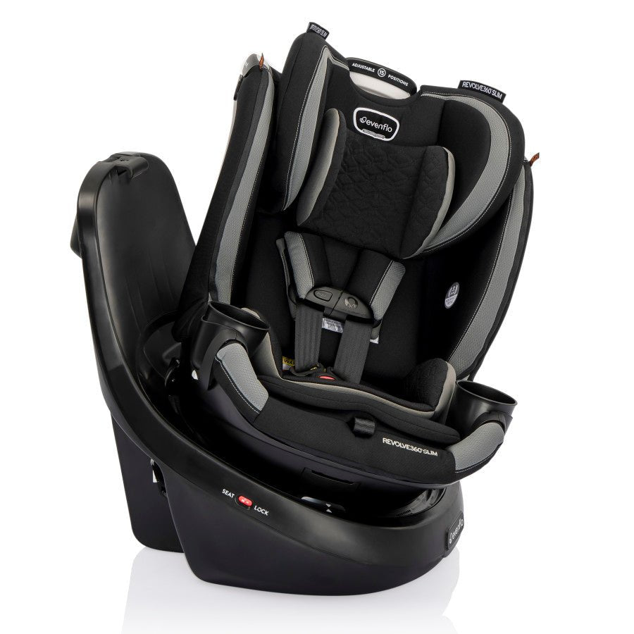 evenflo revolve 360 slim rotational convertible car seat Revolve360 Slim 2-in-1 Rotational Car Seat with Quick Clean Cover – Bee Like Kids
