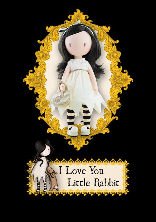 SANTORO’s Gorjuss - I Love You Little Rabbit | Paola Reina | Dolls - Bee Like Kids