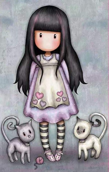 SANTORO’s Gorjuss - Tall Tails | Paola Reina | Dolls - Bee Like Kids