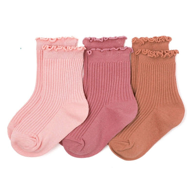 Sedona Lettuce Trim Midi Socks - 3-Pack