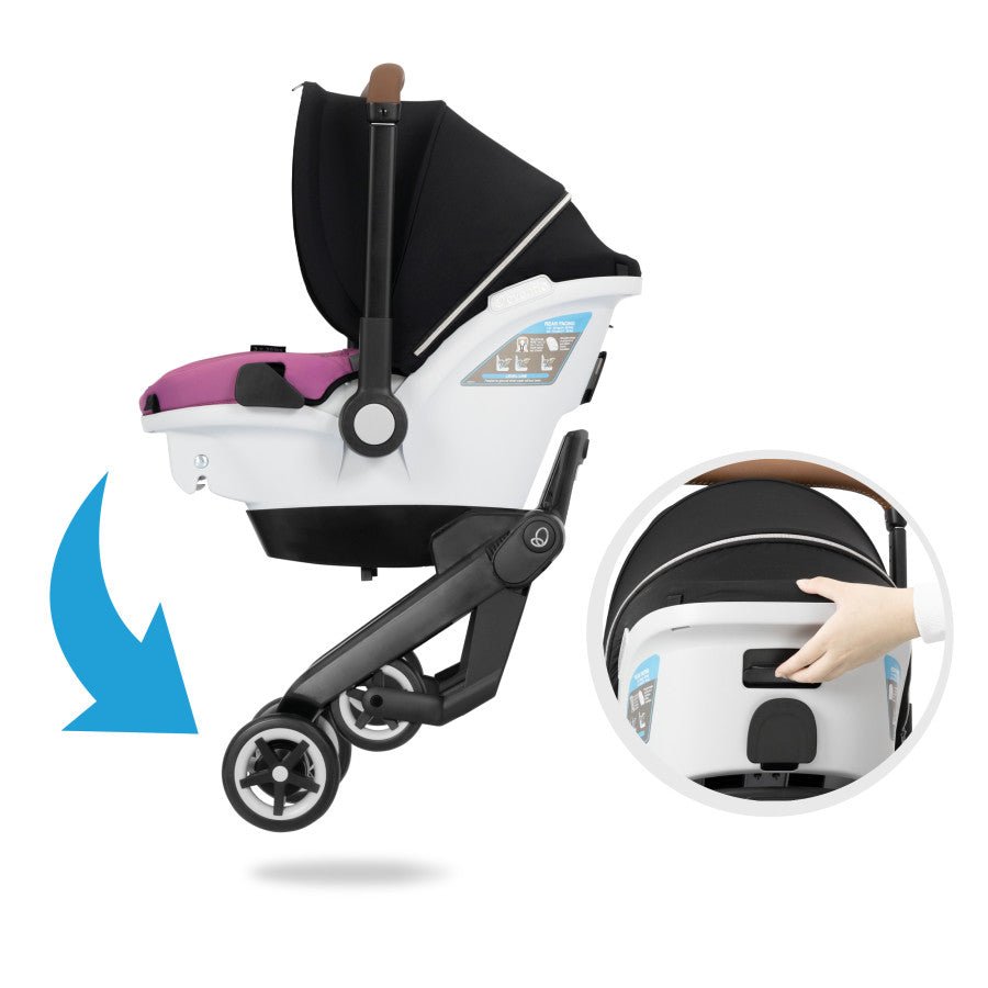 evenflo shyft dual ride base only Shyft DualRide Infant Car Seat Stroller Combo with Carryall Storage & – Bee Like Kids