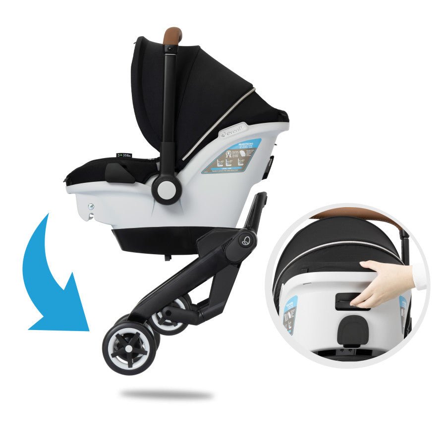 cheap infant car seat and stroller combo Shyft DualRide Infant Car Seat Stroller Combo with Carryall Storage & – Bee Like Kids