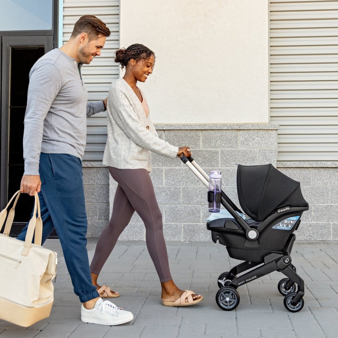 evenflo shyft dualride reviews Shyft DualRide Infant Car Seat Stroller Combo with Carryall Storage – Bee Like Kids