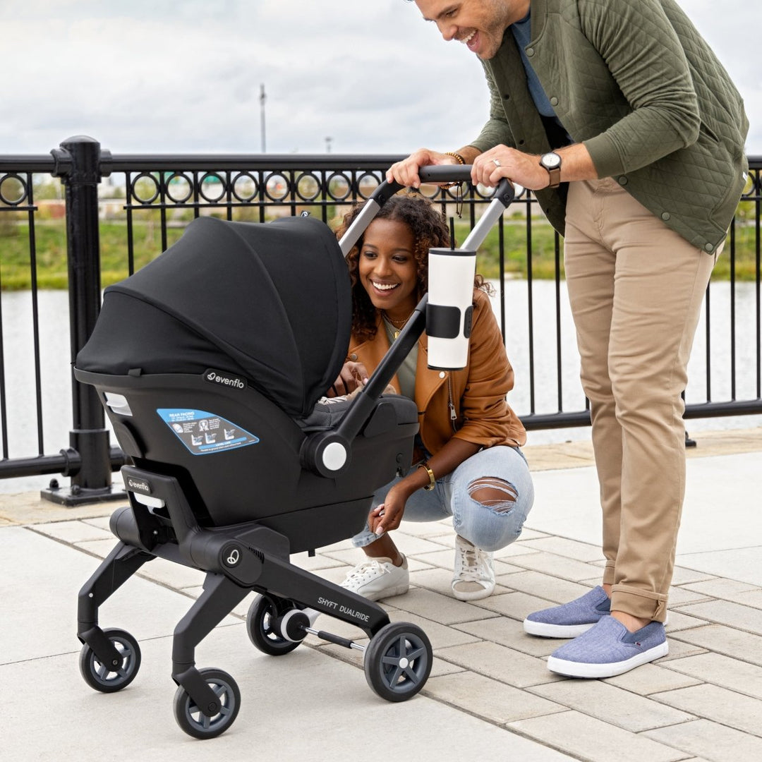 Shyft DualRide Infant Car Seat Stroller Combo with Carryall Storage – Bee  Like Kids