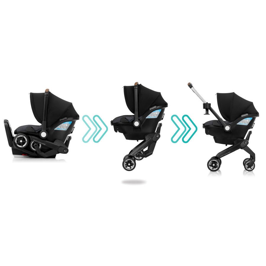car seat stroller combo Shyft DualRide Infant Car Seat Stroller Combo with Carryall Storage – Bee Like Kids