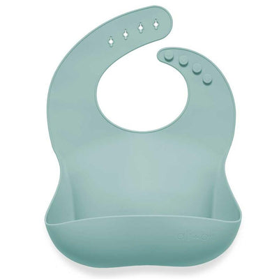 Silicone Baby Bib - Mint | Ali+Oli | Feeding - Bee Like Kids