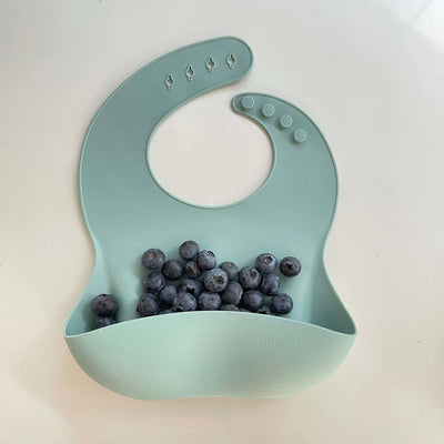 Silicone Baby Bib - Mint | Ali+Oli | Feeding - Bee Like Kids