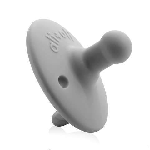 Silicone Pacifier - Soft Blue / Grey | Ali+Oli | Baby Essentials - Bee Like Kids