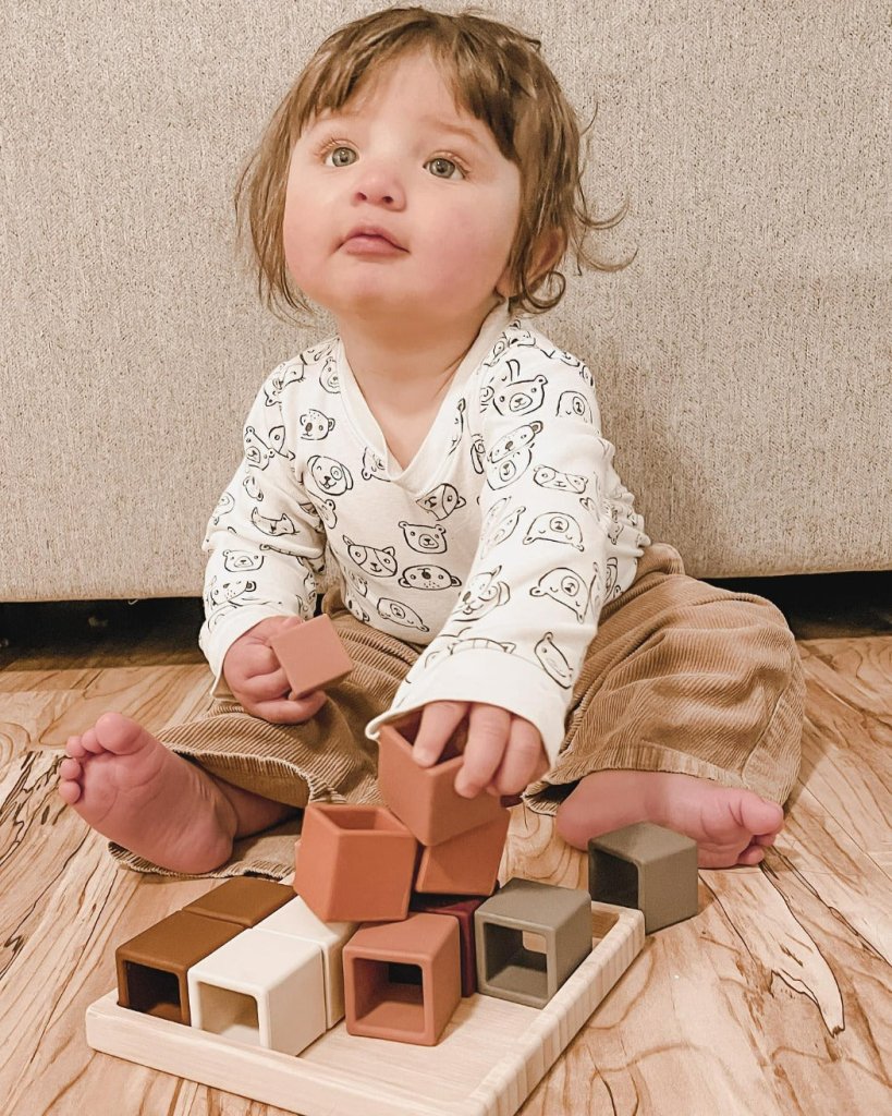 Silicone Stacking Blocks | Bee Like Kids