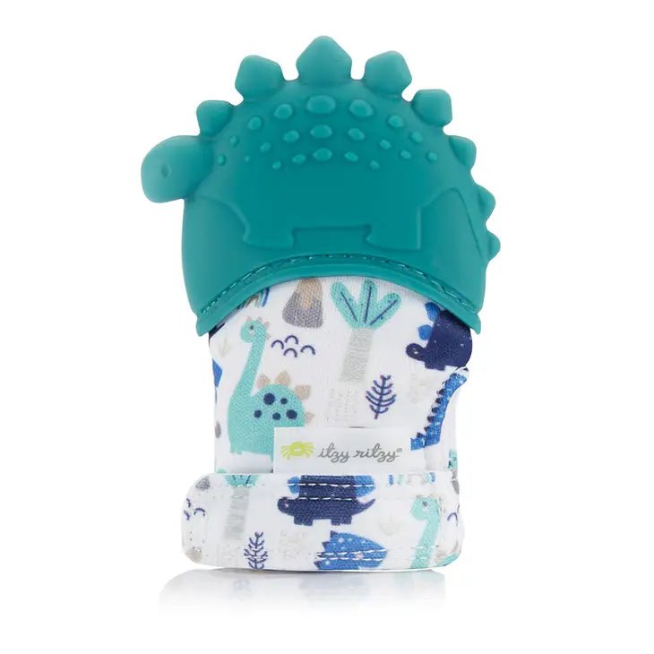 Silicone Teething Mitts - Dinosaur