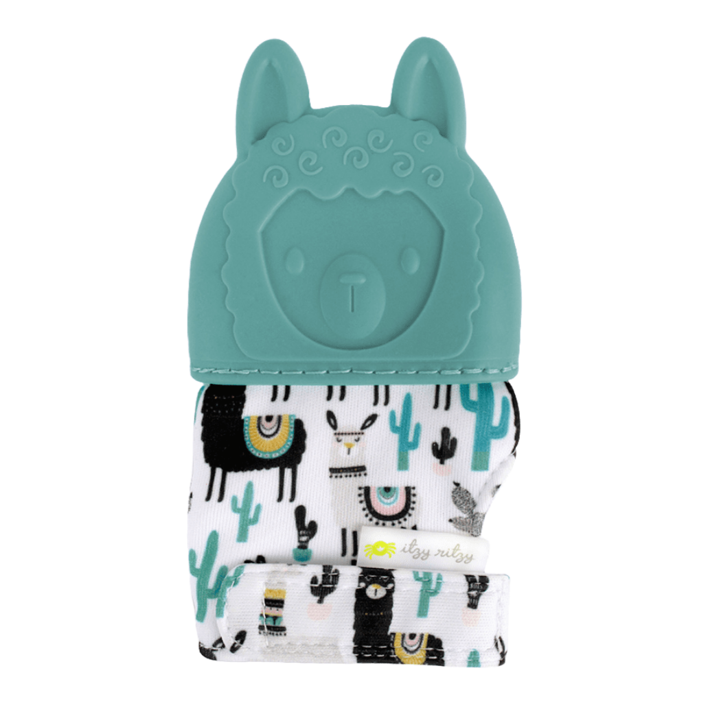 Silicone Teething Mitts - llama | Itzy Ritzy | Baby Essentials - Bee Like Kids