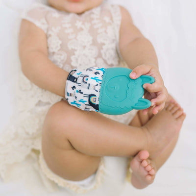 Silicone Teething Mitts - llama | Itzy Ritzy | Baby Essentials - Bee Like Kids