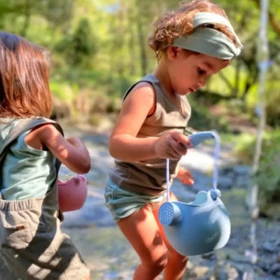 Silicone Watering Can Blue | Scrunch - Bee Like Kids