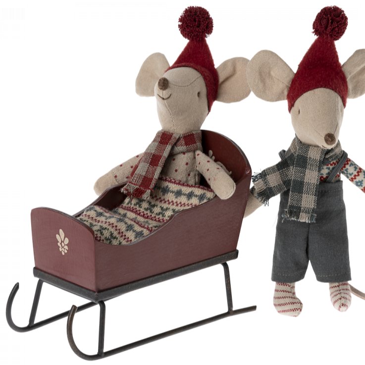 Sleigh, Mouse - Red