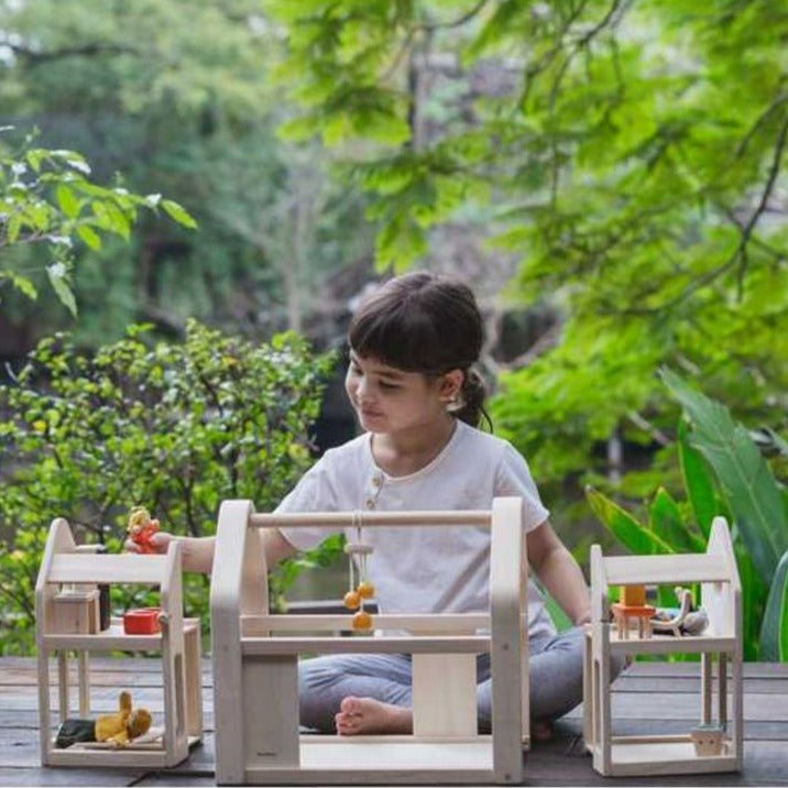 Slide N Go Dollhouse | Plan Toys | Bee Like Kids