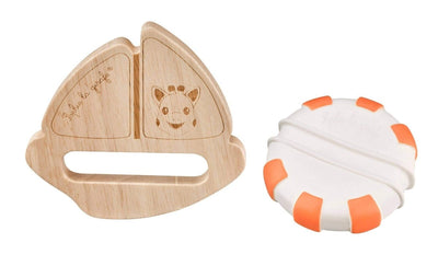 So Pure Rubberwood Boat | Sophie la Girafe | Baby Essentials - Bee Like Kids