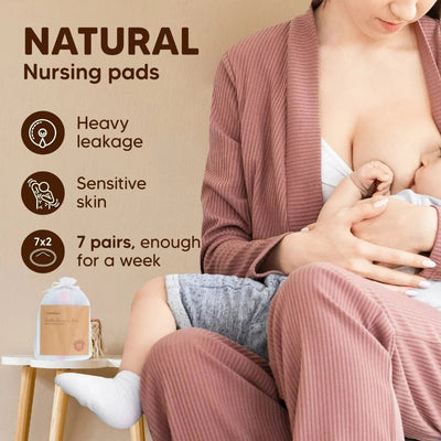 Organic Reusable Nursing Pads | KeaBabies - Bee Like Kids