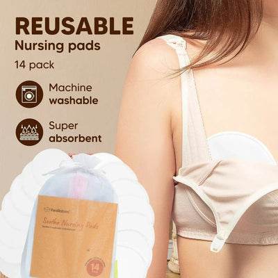 Organic Reusable Nursing Pads | KeaBabies - Bee Like Kids