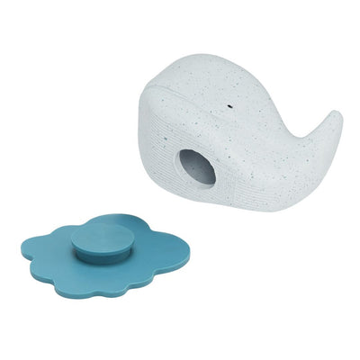Squeeze'N'Splash Whale- Blizzard blue | Hevea | Toys - Bee Like Kids