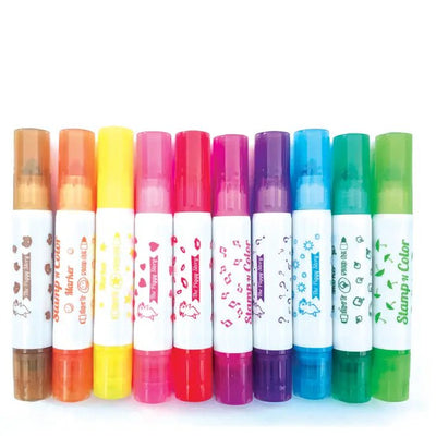 Stamp n Color Markers Dinosaur World | Washable markers | The Piggy Story | Bee Like Kids