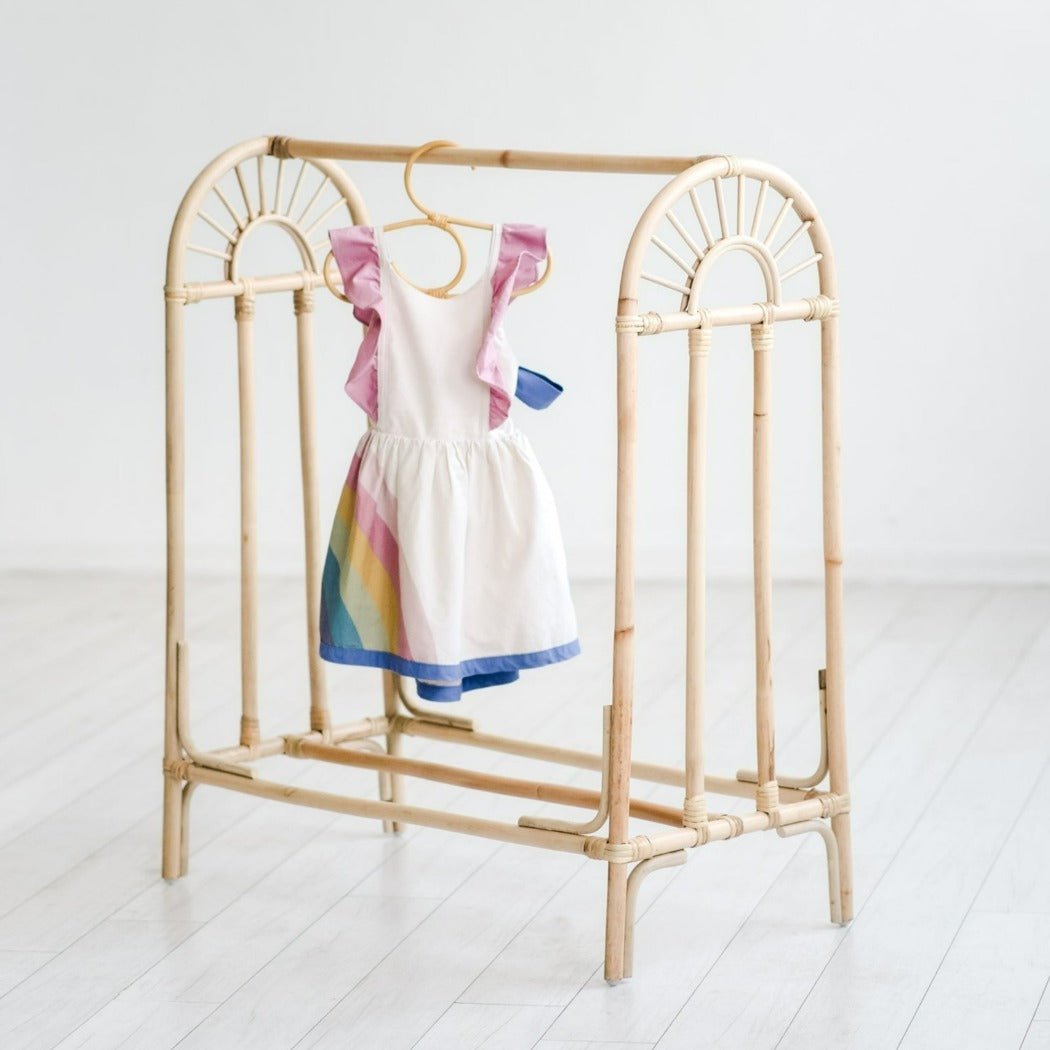 Sunshine Rattan Kids Clothing Rack