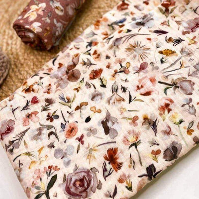 Swaddle Blanket Vintage Floral - Blush | Evelina Apparel | Bedding - Bee Like Kids