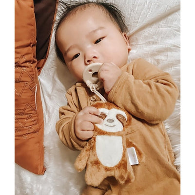 Sweetie Pal Plush & Pacifier - Sloth | Itzy Ritzy | Baby Essentials - Bee Like Kids