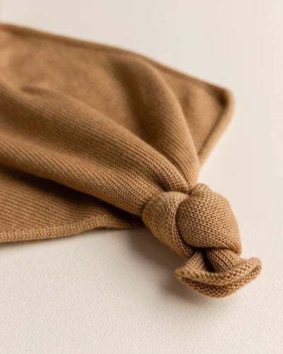 Merino Wool Teddy Tokki - Ochre | Baby Lovey | Hvid | Bee Like Kids