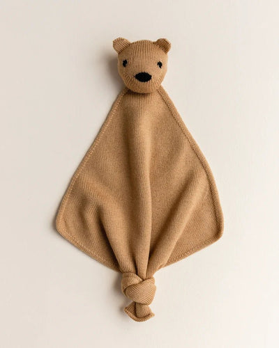 Merino Wool Teddy Tokki - Ochre | Baby Lovey | Hvid | Bee Like Kids