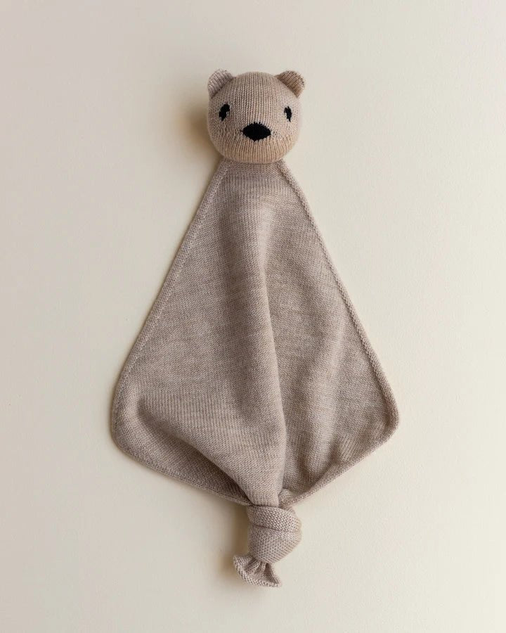 Merino Wool Teddy Tokki - Sand | Baby Lovey | Hvis Knitwear |Bee Like Kids