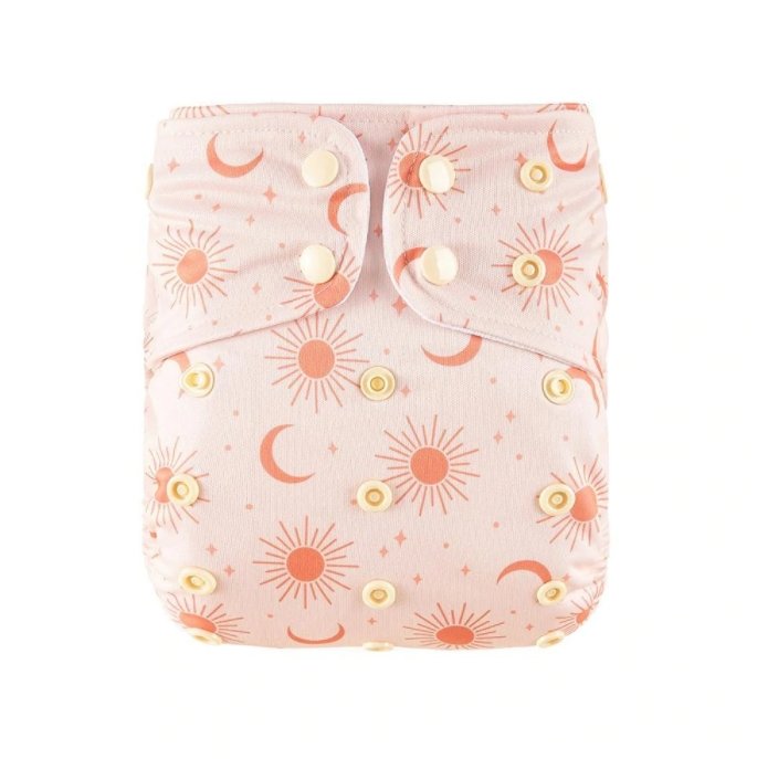 The Regal All In One Cloth Diaper  Moon  Sun | Bee Like Kids