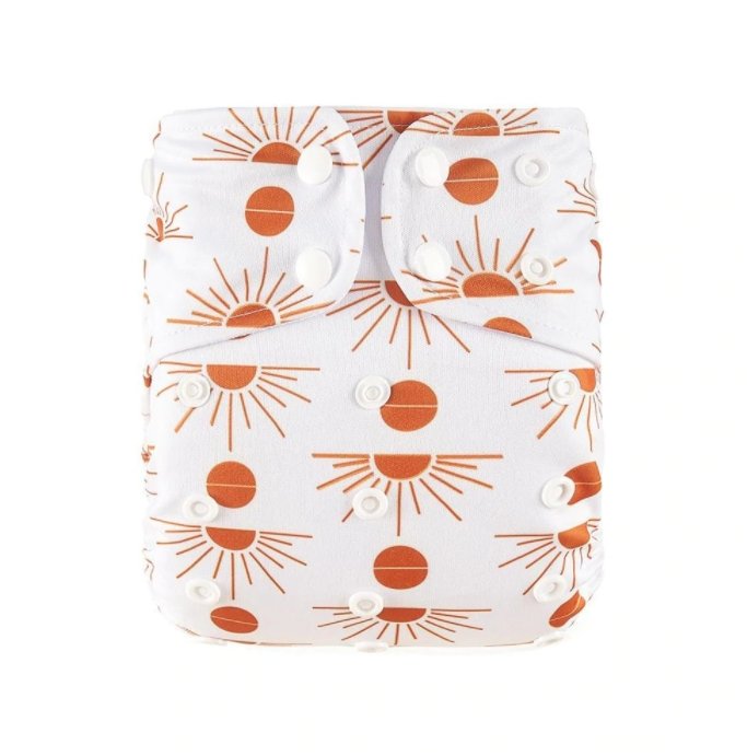 The Regal All In One Cloth Diaper Sunrise | Bee Like Kids
